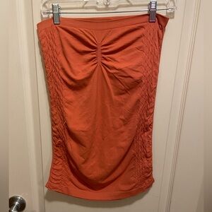 NWT Studio Y orange body-con dress